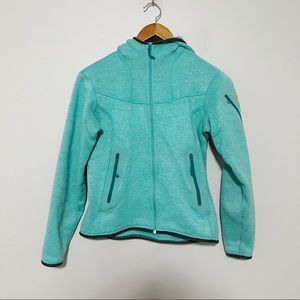 Arcteryx womens turquoise fleece sz S